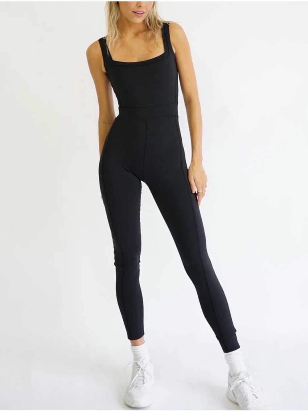 YLLW the label Able Jumpsuit Square Neck